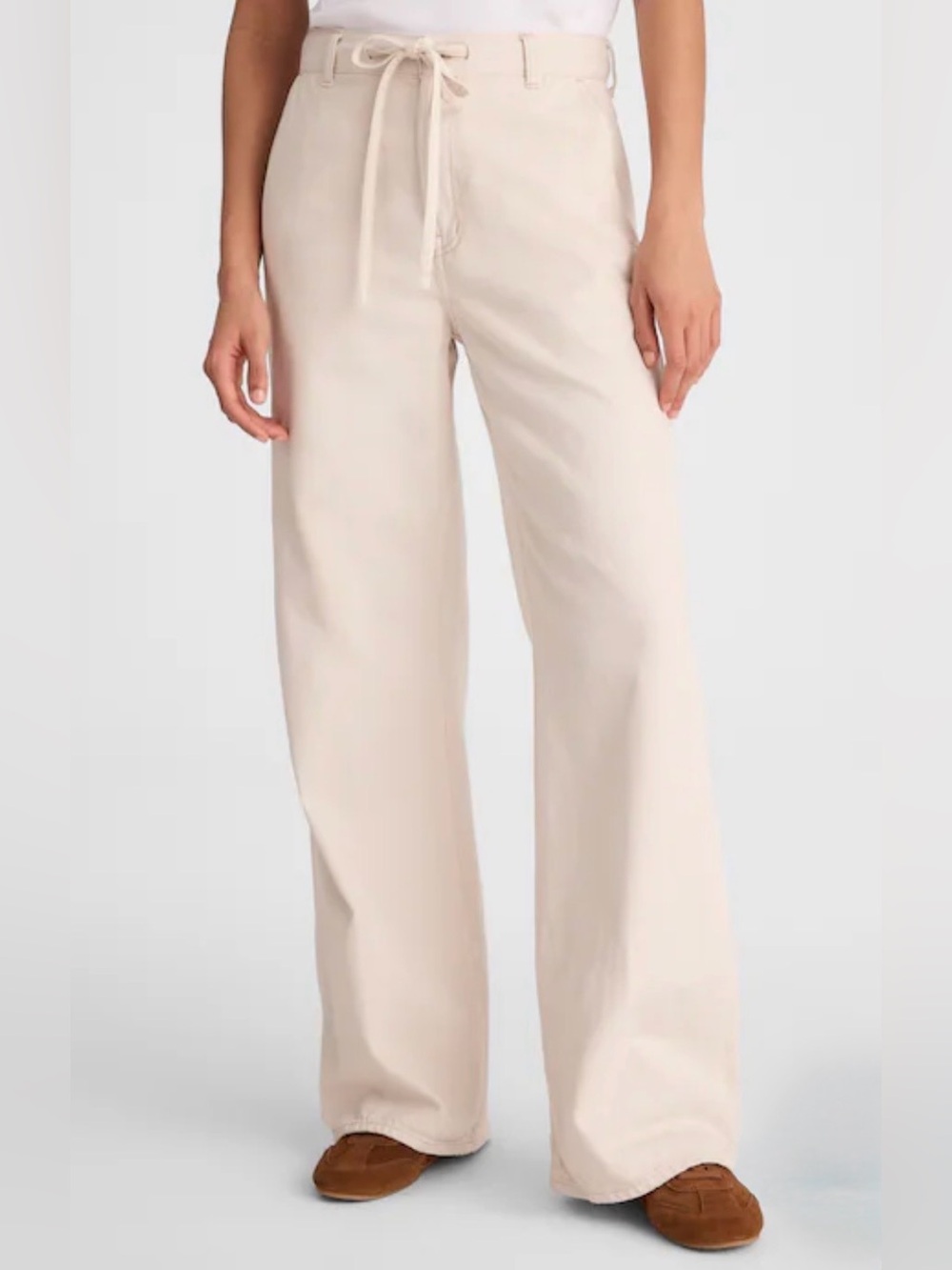 Madewell The Ultimate Wide-Leg Pant in Airy Denim.Vintage canvas.24.NWT.
